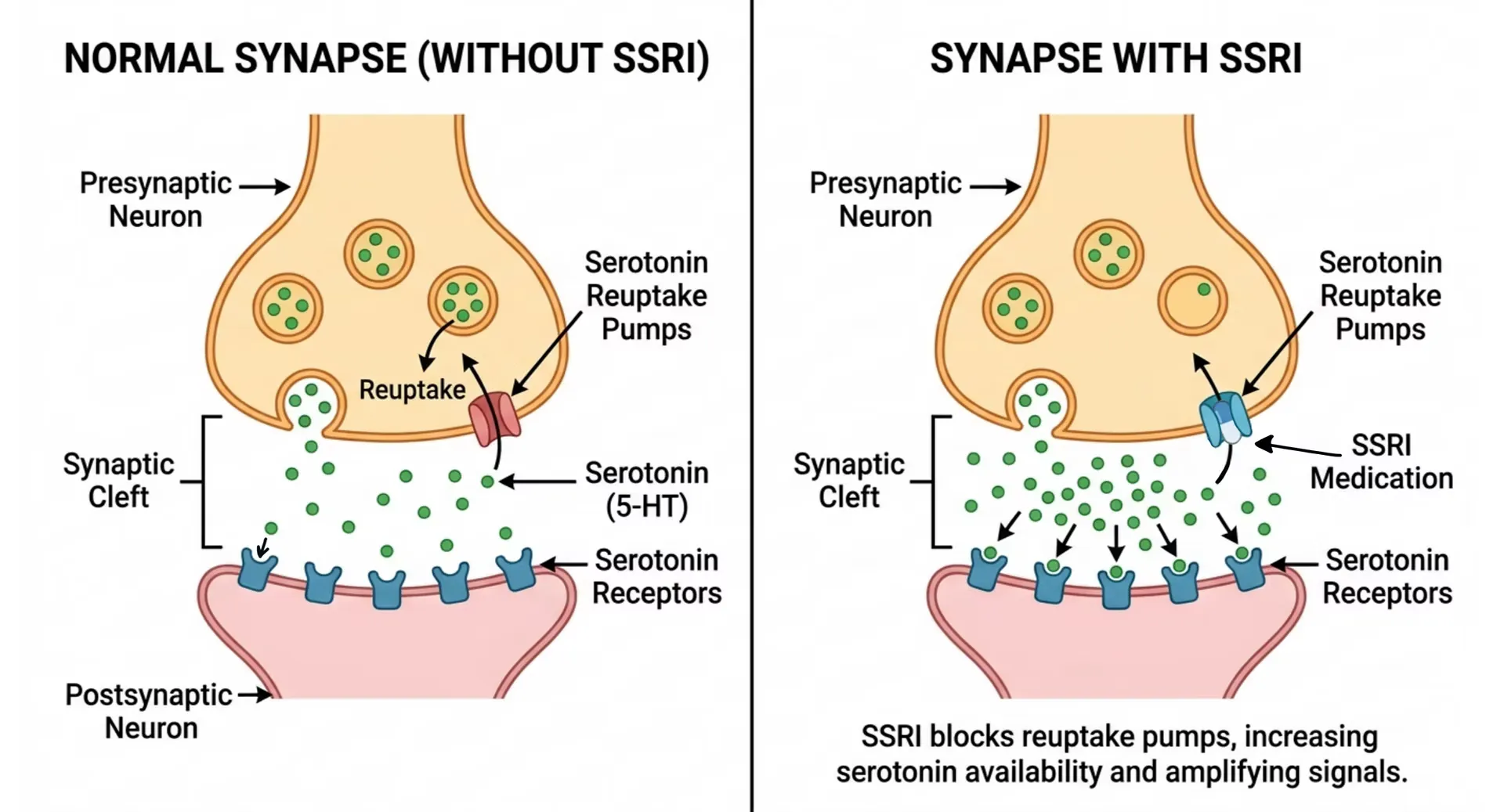 Close-up view of a molecular model representing serotonin neurotransmitters Close-up view of a molecular model representing serotonin neurotransmitters